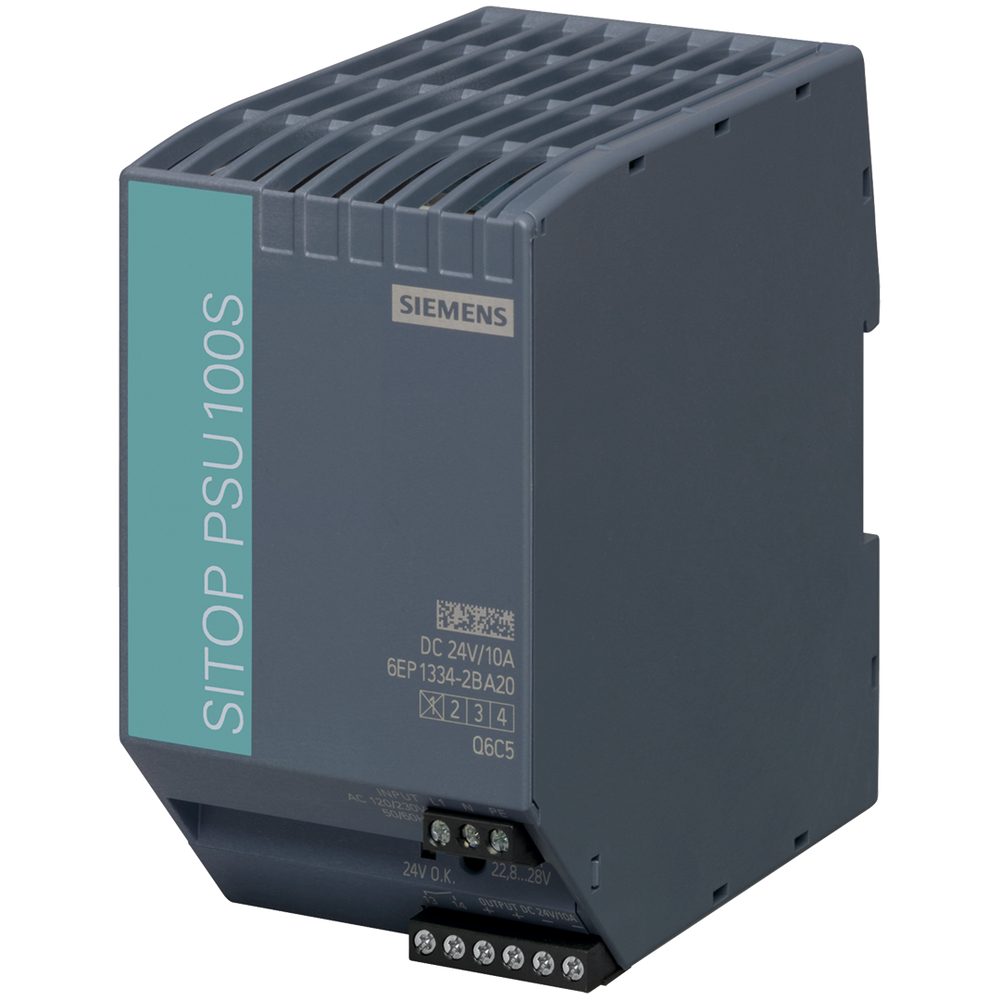 Siemens Sitop PSU100S Stabilized power supply, 24VDC, 10A - Rubicon Partner Portal