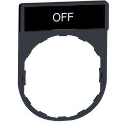 Schneider Legend Holder 30 x 40 mm, plastic (Off) - Rubicon Partner Portal