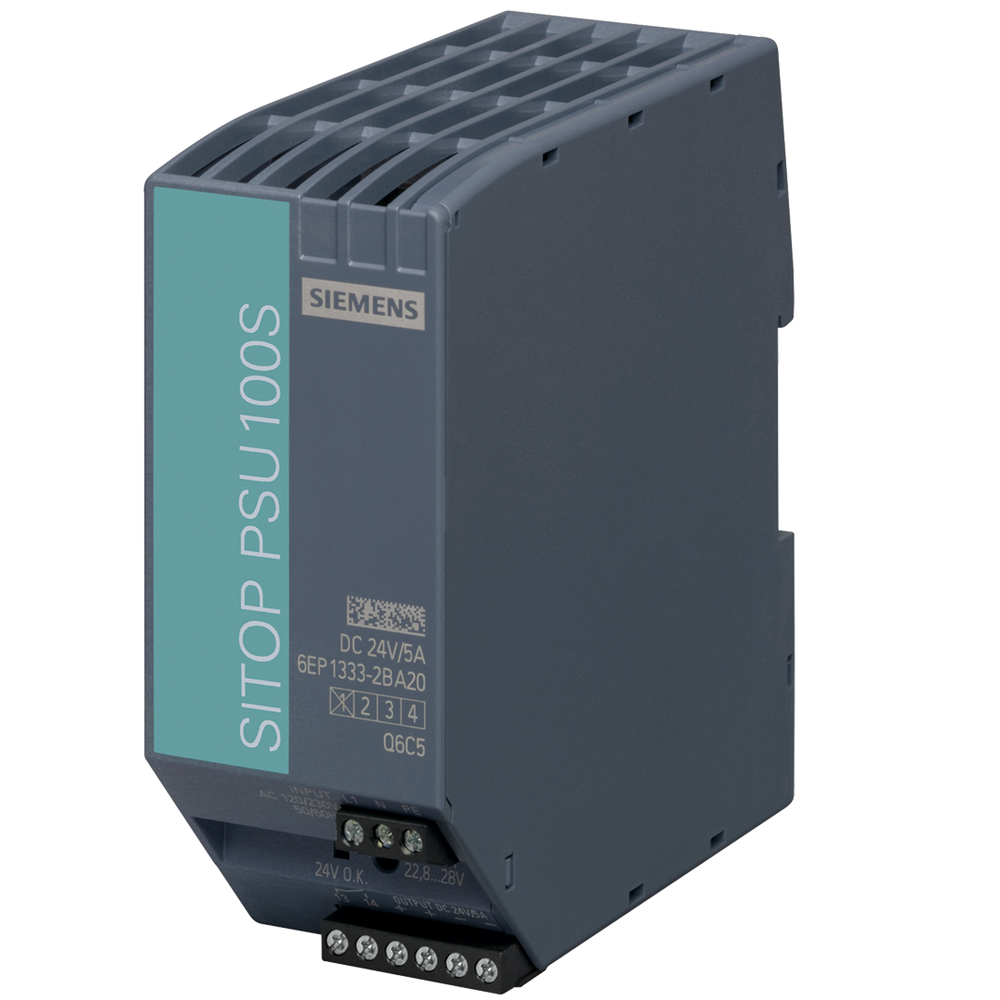 Siemens Sitop PSU100S Stabilized power supply, 24VDC, 5A - Rubicon Partner Portal