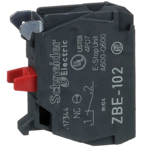 Schneider Single Contact Block, Silver Alloy, 1NC - Rubicon Partner Portal