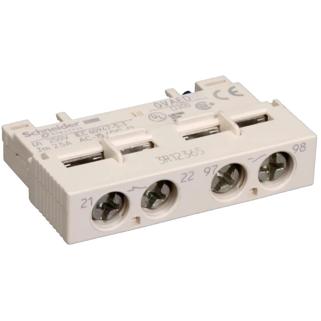 Schneider TeSys GV3, Auxiliary Contact Block, 2NO - Rubicon Partner Portal