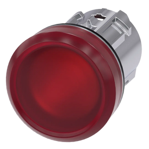 Siemens Indicator light, round, metal, red, 22mm