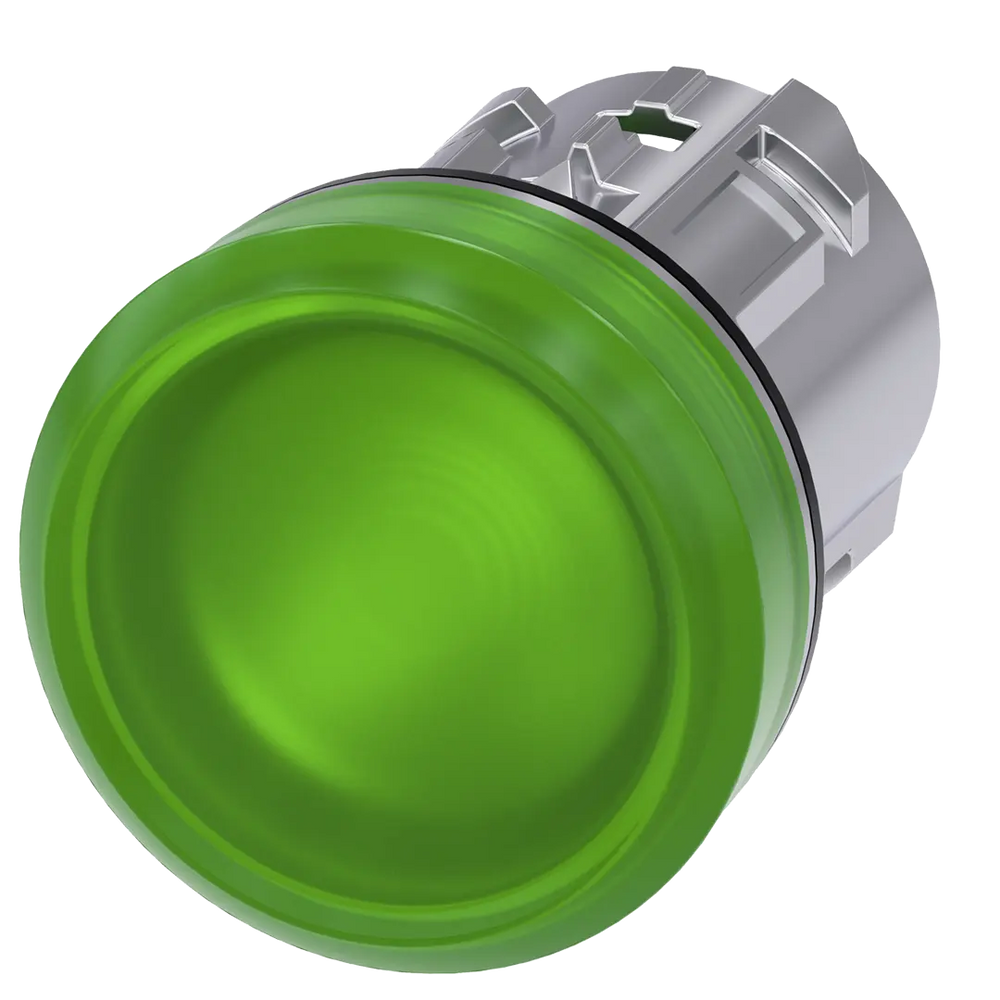 Siemens Indicator light, round, metal, green, 22mm - Rubicon Partner Portal