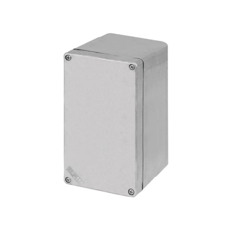 Elfin Push-button enclosure, undrilled, 92x152x100mm - Rubicon Partner Portal