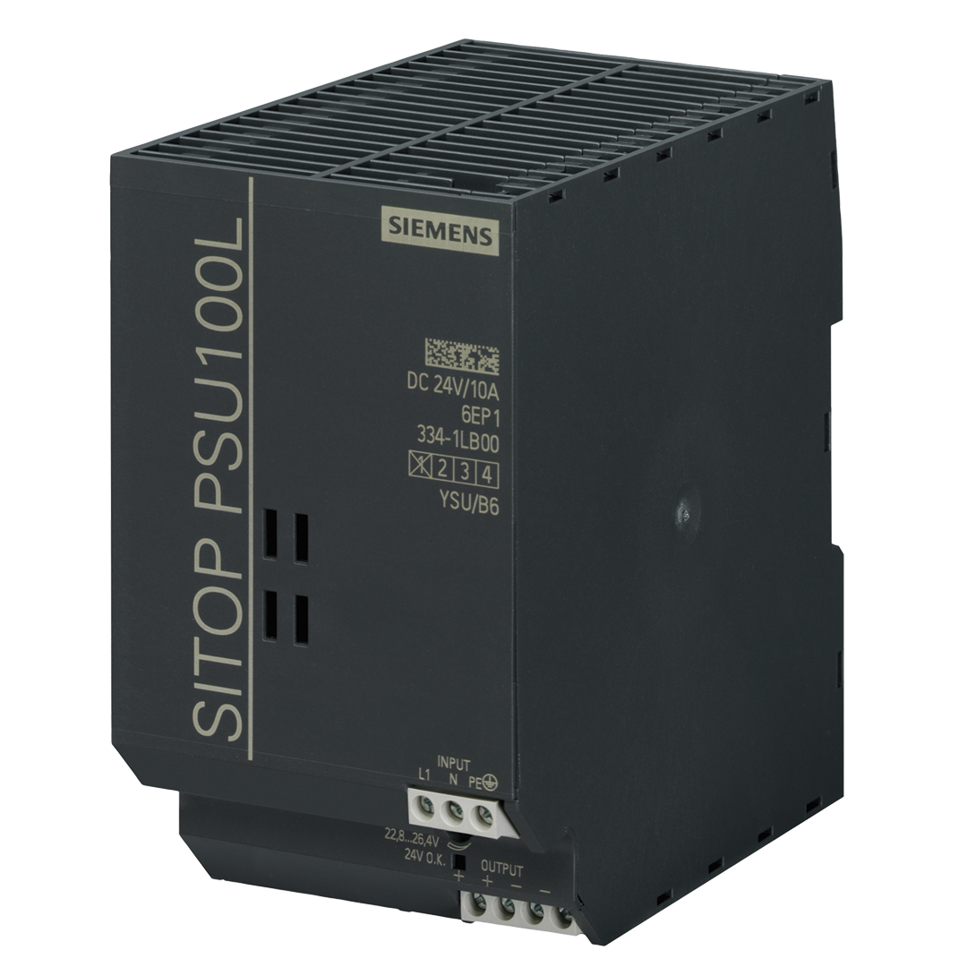 Siemens Sitop PSU100L Stabilized power supply, 24VDC, 10A - Rubicon Partner Portal