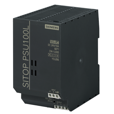 Siemens Sitop PSU100L Stabilized power supply, 24VDC, 10A - Rubicon Partner Portal
