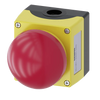 Siemens Enclosure, emergency stop palm pushbutton, red - Rubicon Partner Portal