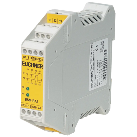 Euchner ESM-BA301 Safety relay, 3 safety + 1 aux contact - Rubicon Partner Portal