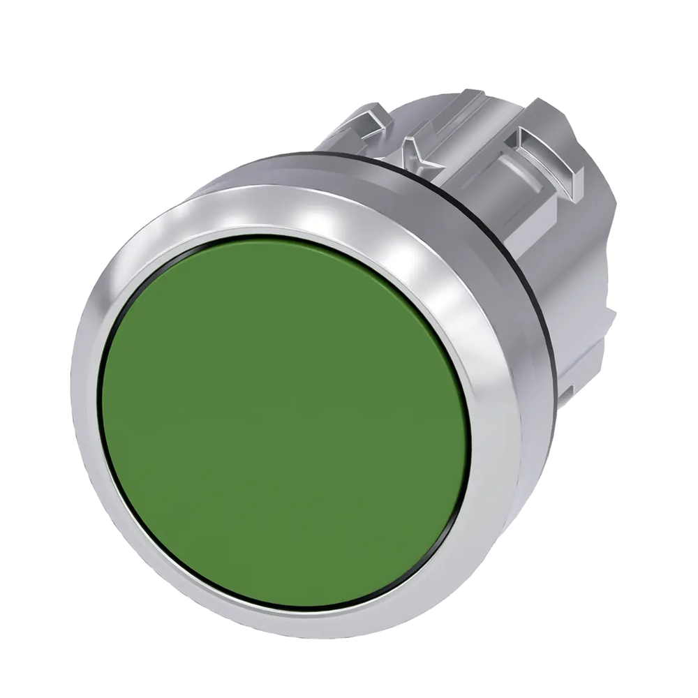 Siemens Pushbutton, green, flat momentary contact, 22mm - Rubicon Partner Portal