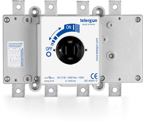 Telergon Switch Disc S5 160A 4p 1000VDC S1 Base Lug - Rubicon Partner Portal