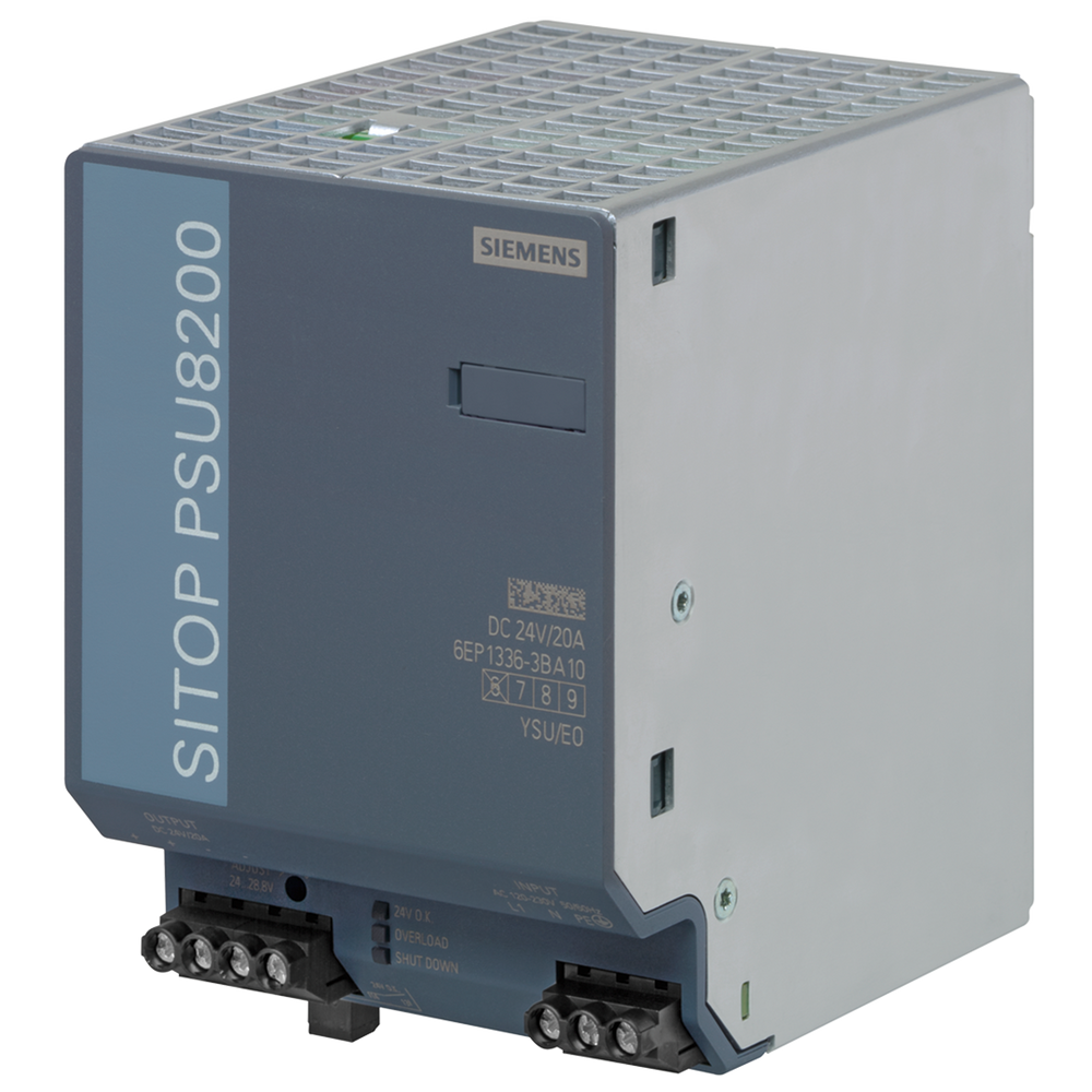 Siemens Sitop PSU8200 Stabilized power supply, 24VDC, 20A - Rubicon Partner Portal