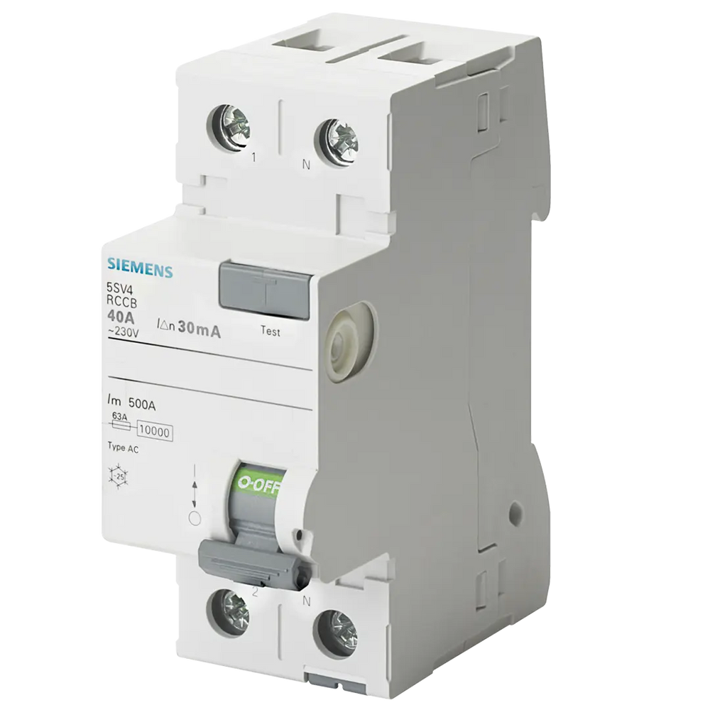 Siemens Residual current operated circuit breaker, 2-pole - Rubicon Partner Portal