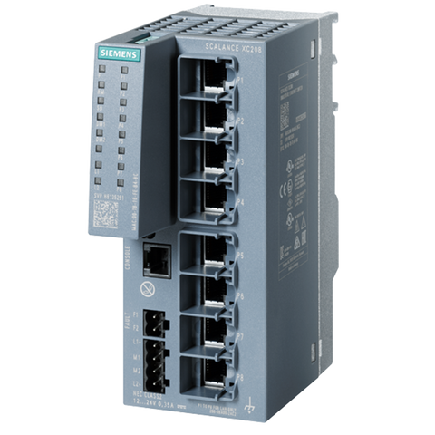 Siemens XC208 Managed layer 2 IE switch, 8x RJ45 ports - Rubicon Partner Portal