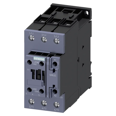 Siemens Power contactor, 3-pole, 230VAC, size S2, 37kW - Rubicon Partner Portal