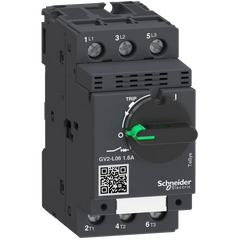 Schneider TeSys GV2, Motor CB, Magnetic, Rotary handle, 1,6A - Rubicon Partner Portal