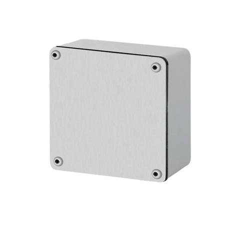 Elfin Push-button enclosure, undrilled, 92x92x52mm - Rubicon Partner Portal