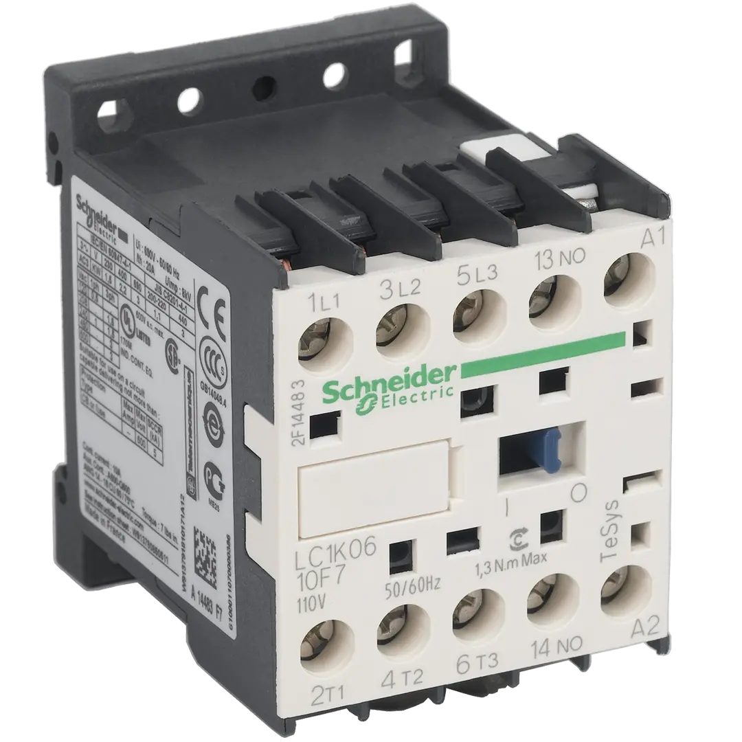 Schneider TeSys K Contactor 3P AC-3, 1 NO Aux. 110V AC Coil - Rubicon Partner Portal