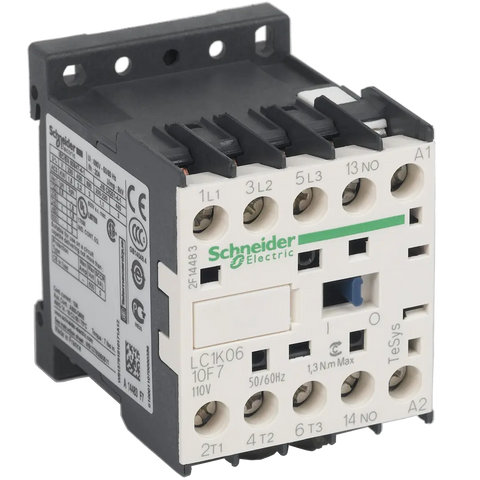 Schneider TeSys K Contactor 3P AC-3, 1 NO Aux. 110V AC Coil - Rubicon Partner Portal