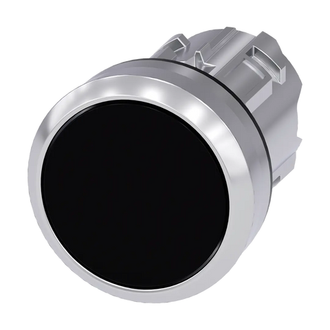 Siemens Pushbutton, black, flat momentary contact type, 22mm - Rubicon Partner Portal
