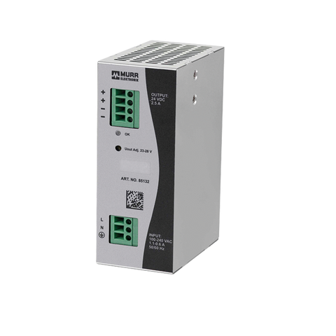 Murr Eco-rail 2 Power supply, 1-phase, 23-28VDC, 2.5A - Rubicon Partner Portal
