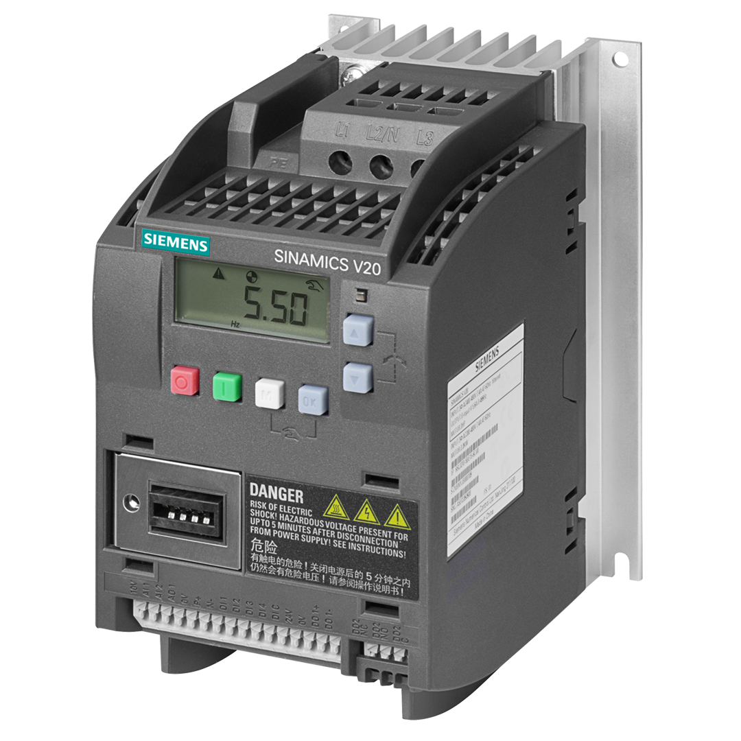 Siemens SINAMICS V20 Inverter Drive, 3-Phase In, 400 V ac - Rubicon Partner Portal
