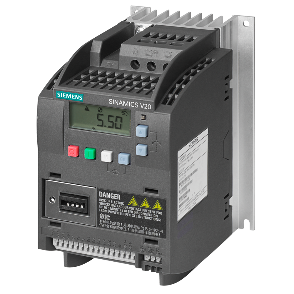 Siemens SINAMICS V20 Inverter Drive, 3-Phase In, 400 V ac - Rubicon Partner Portal