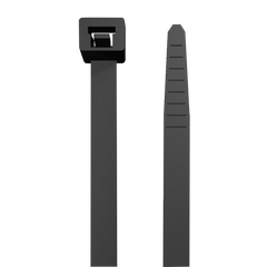 Weidmuller CB 250/4.8 black cable ties (bag of 100) - Rubicon Partner Portal