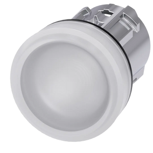 Siemens Indicator light, round, plastic, white, 22mm