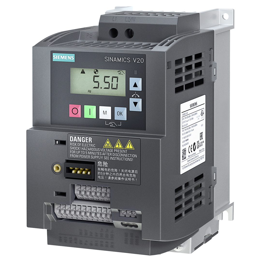 Siemens Sinamics V20 Inverter drive, 1-phase, 7.8A, 1.5kW - Rubicon Partner Portal