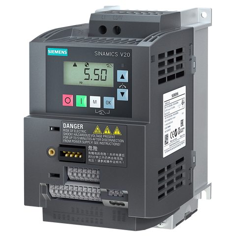 Siemens Sinamics V20 Inverter drive, 1-phase, 7.8A, 1.5kW - Rubicon Partner Portal