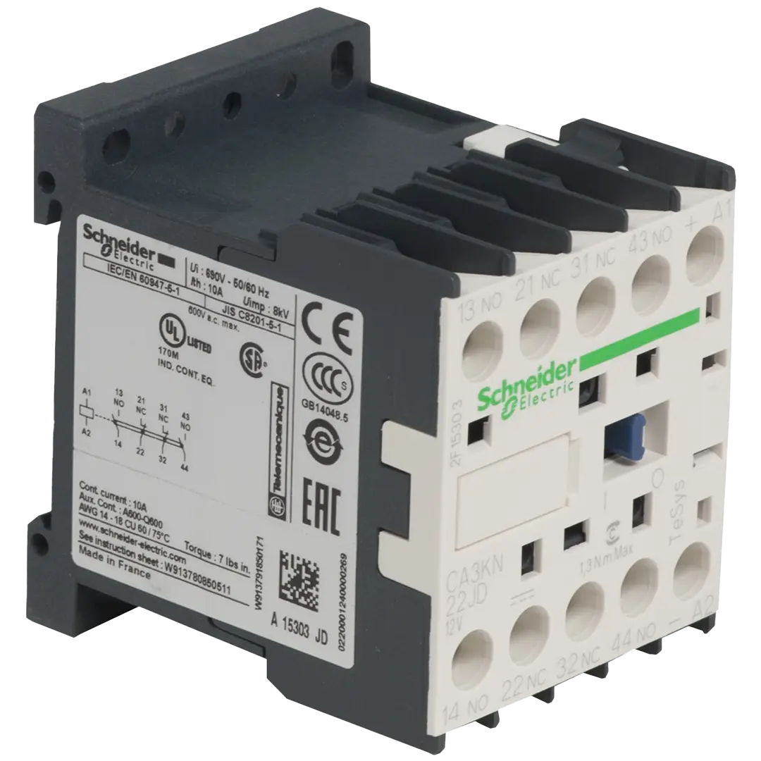 Schneider TeSys K Control Relay 2NO + 2NC, 12V DC Stan. Coil - Rubicon Partner Portal