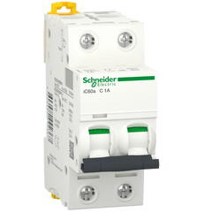 Schneider Acti9 iC60A Miniature CB, 2P C 1A - Rubicon Partner Portal