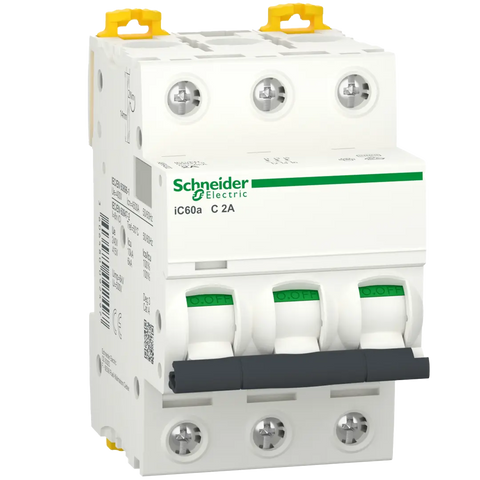 Schneider Acti9 iC60A Miniature CB, 3P C 2A - Rubicon Partner Portal