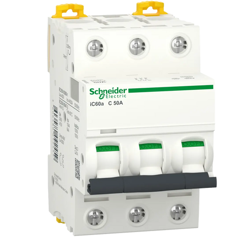 Schneider Miniature circuit-breaker, C curve, 3-pole, 50A - Rubicon Partner Portal