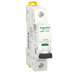 Schneider Acti9 Miniature Circuit Breaker, iC60N 1P D 3A - Rubicon Partner Portal