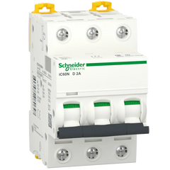 Schneider Acti9 iC60N Miniature CB, 3P, 6000A - Rubicon Partner Portal
