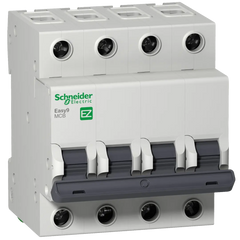 Schneider EZ9 Miniature Circuit Breaker 4P 16A C 3kA 400V - Rubicon Partner Portal