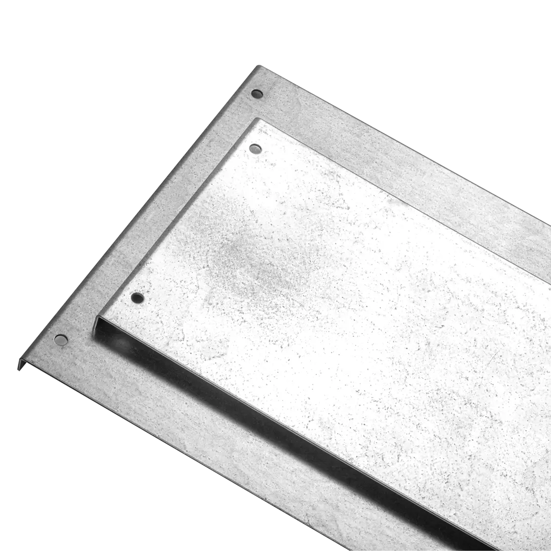 IDE Mounting plate, flat, steel, 1650x500mm - Rubicon Partner Portal