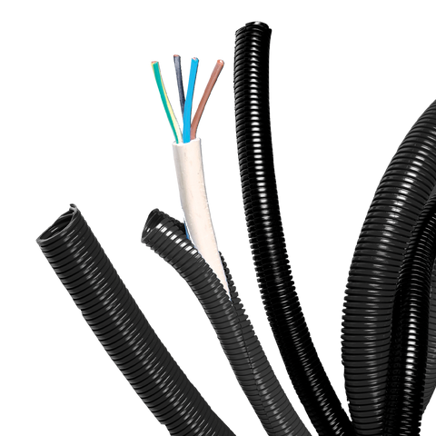 Reiku Conduit spliced, 2 overlapping pcs, black, NW 29mm - Rubicon Partner Portal
