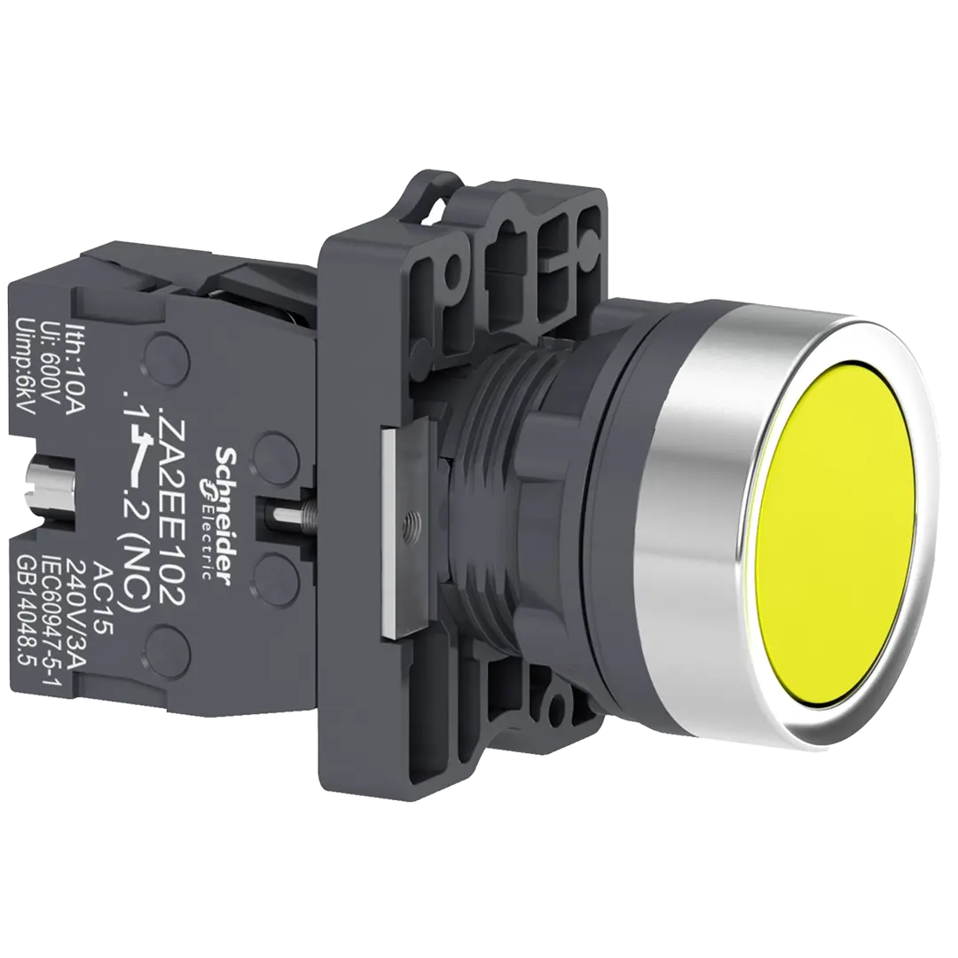 Schneider Pushbutton, Yellow, 1NO - Rubicon Partner Portal