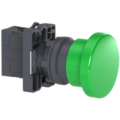 Schneider Pushbutton, Mushroom, DIA40, Green, 1NO - Rubicon Partner Portal