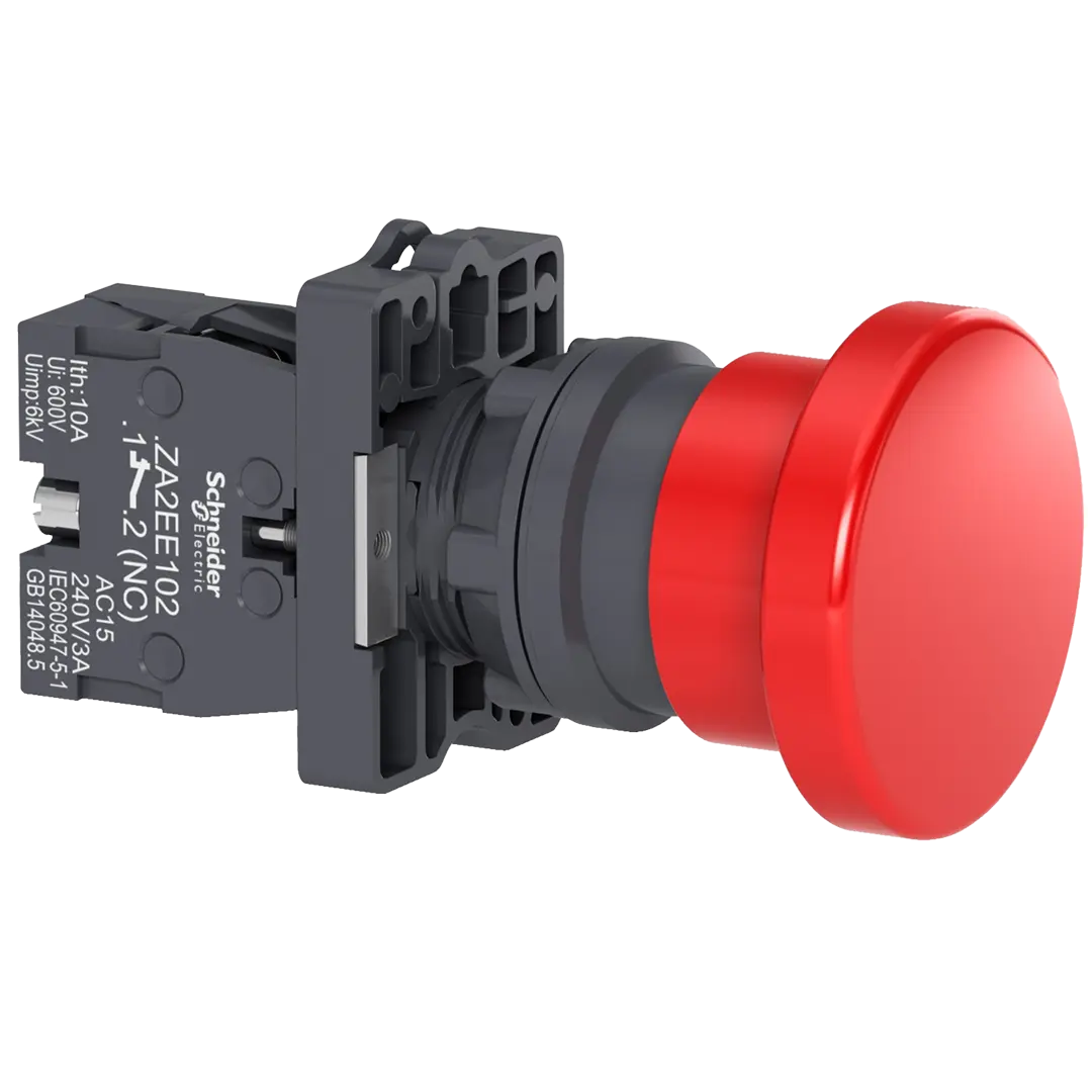 Schneider Pushbutton, Mushroom, DIA40, Red, 1NC - Rubicon Partner Portal