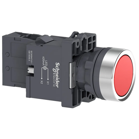 Schneider Pushbutton, 220VAC/DC Red, 1NO - Rubicon Partner Portal
