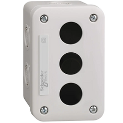 Schneider Empty control station, light grey, 3 cut-outs - Rubicon Partner Portal