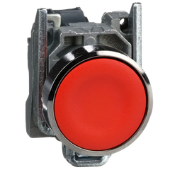 Schneider Push button, metal, Red, spring return, 1 NC - Rubicon Partner Portal