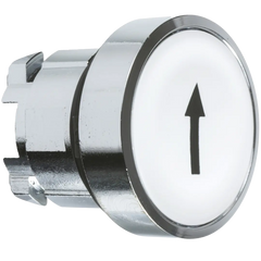 Schneider Push button head, White, spring return, Up Arrow - Rubicon Partner Portal