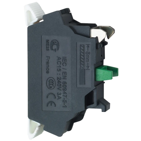 Schneider Single Contact Block, Spring clamp terminal, 1 NO - Rubicon Partner Portal