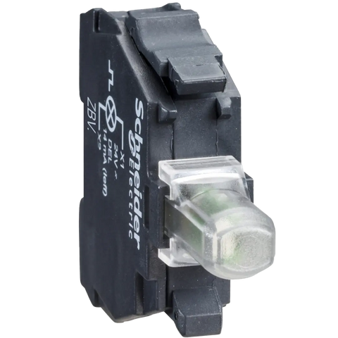 Schneider Light block for head Ø22, Red, LED, 110-120V AC - Rubicon Partner Portal