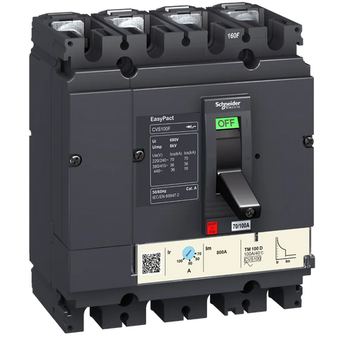 Schneider CVS100B TM25D Circuit breaker 4P3D - Rubicon Partner Portal