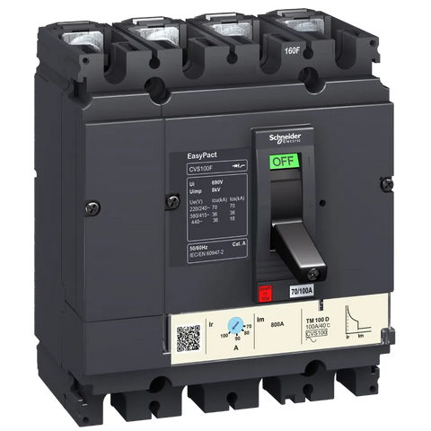 Schneider CVS100B TM63D Circuit breaker 4P4D - Rubicon Partner Portal